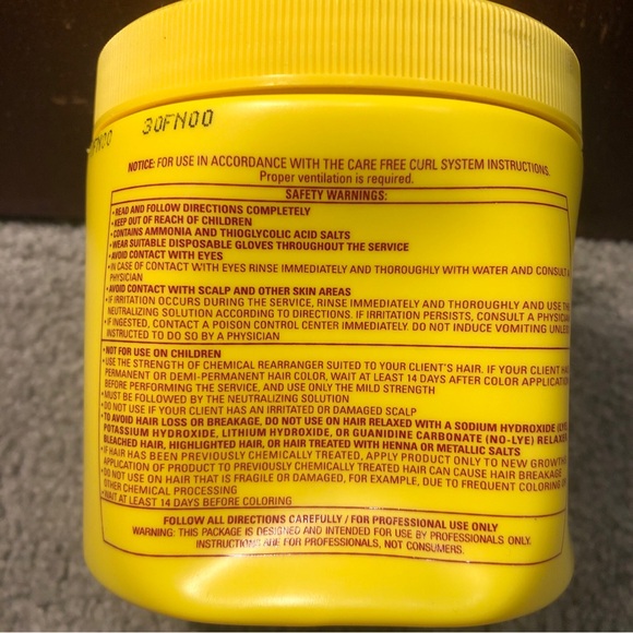 SOLD - Softsheen Carson Care Free Curl Cold Wave Chemical Rearranger MAXIMUM St - Picture 5 of 9